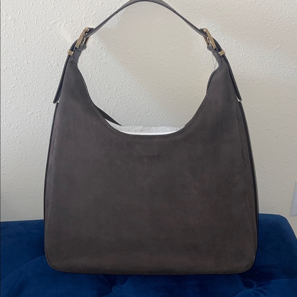 NWT Michael Kors Brown Nolita Leather Hobo Bag Large - Picture 14 of 16
